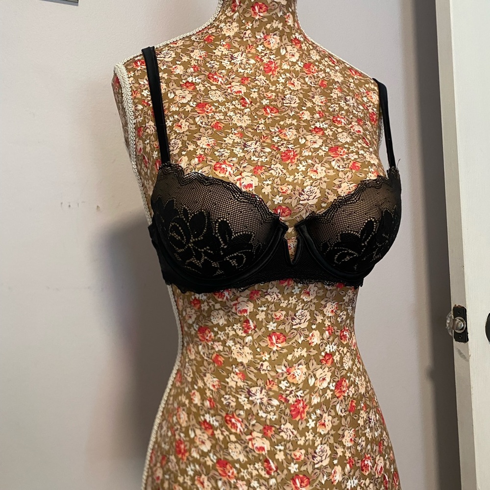 Calvin Klein Black Lace Underwire Bra